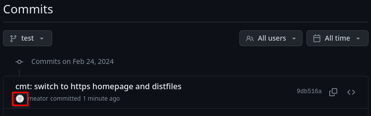 bad commit